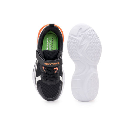 RedTape Kids-Unisex Black Walking Shoes