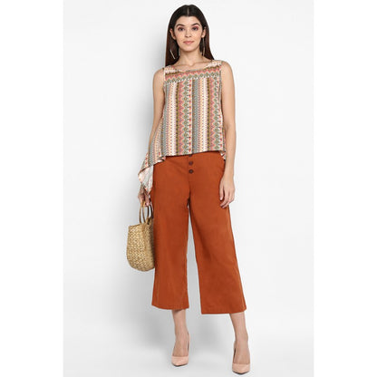 Women Rust Pant