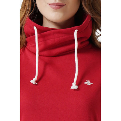 Women Red Sweatshirt