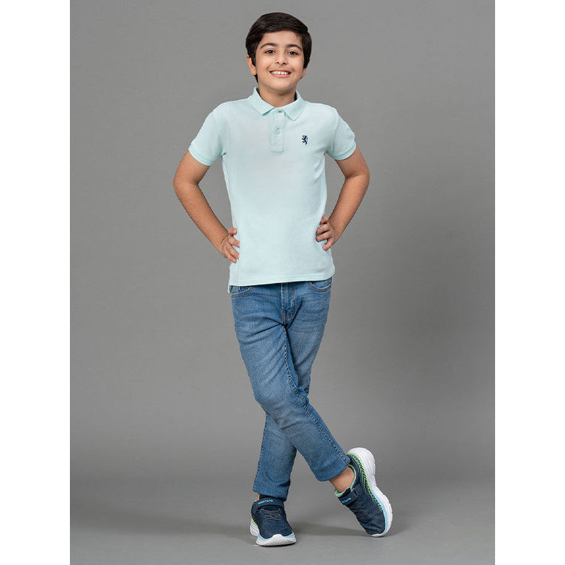 RedTape Arctic Blue T-Shirt for Boys | Comfortable and Durable