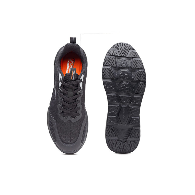 RedTape Men's Black Walking Shoes