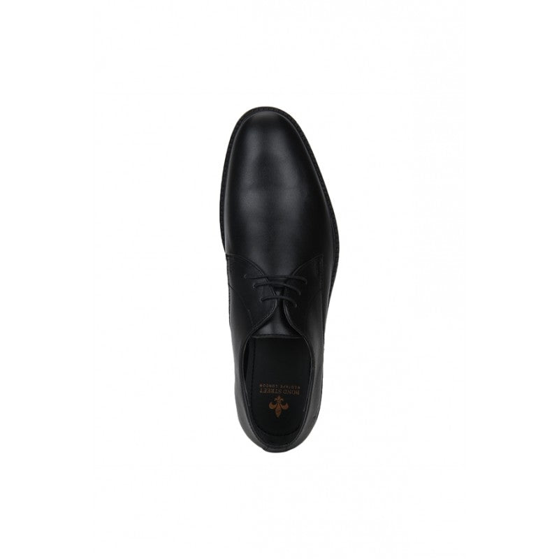 Bond Street by RedTape Men Black Derby Shoes