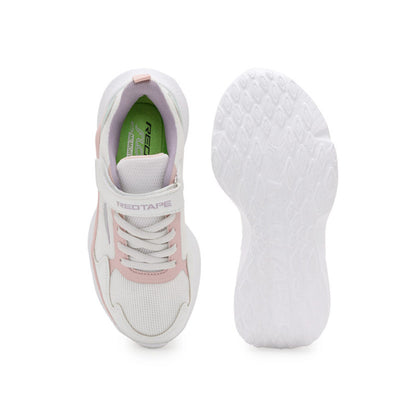 RedTape Kids-Unisex White Walking Shoes