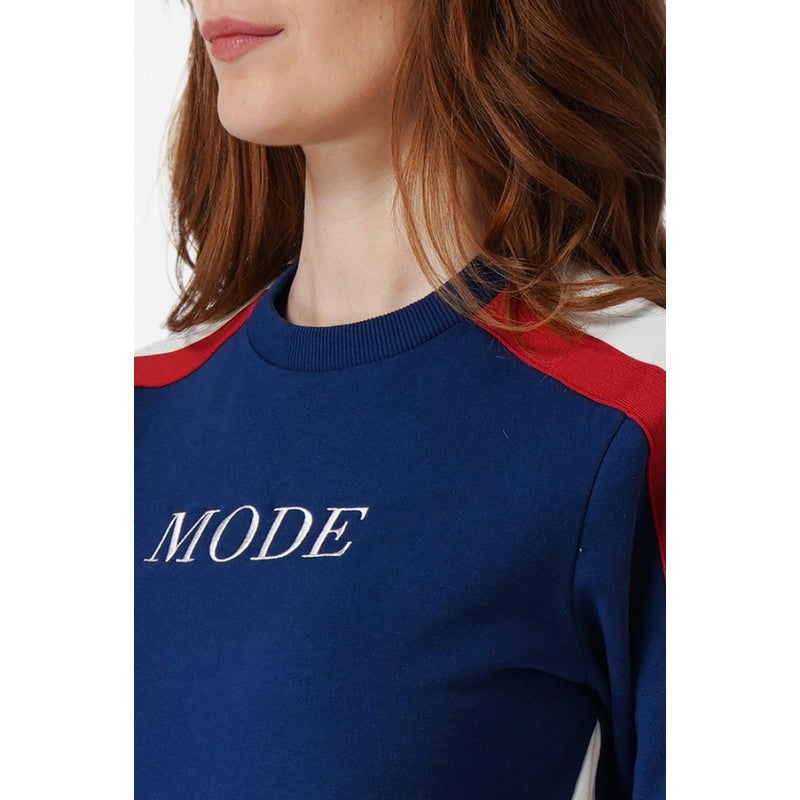 Women Airforce Blue Sweatshirt