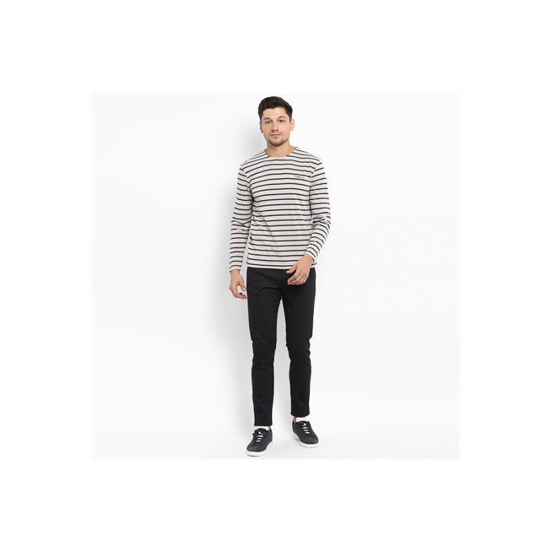 Mens Ecru Melange T Shirt