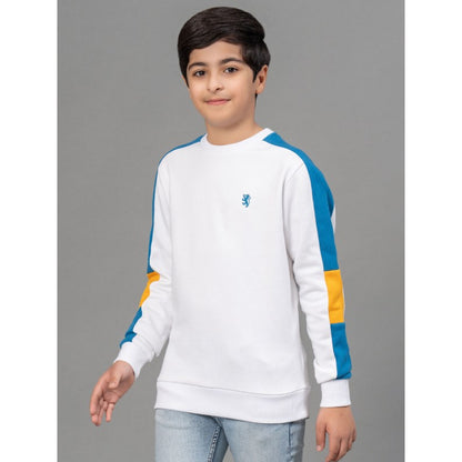 RedTape White Sweatshirt for Boys | Warm and Comfortable