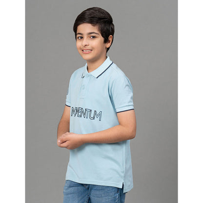 RedTape Air Force Blue T-Shirt for Boys | Comfortable and Durable