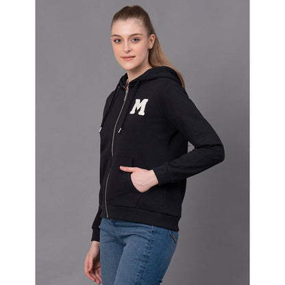 RedTape Casual Black Hoodie for Women | Style and Comfort | Durable