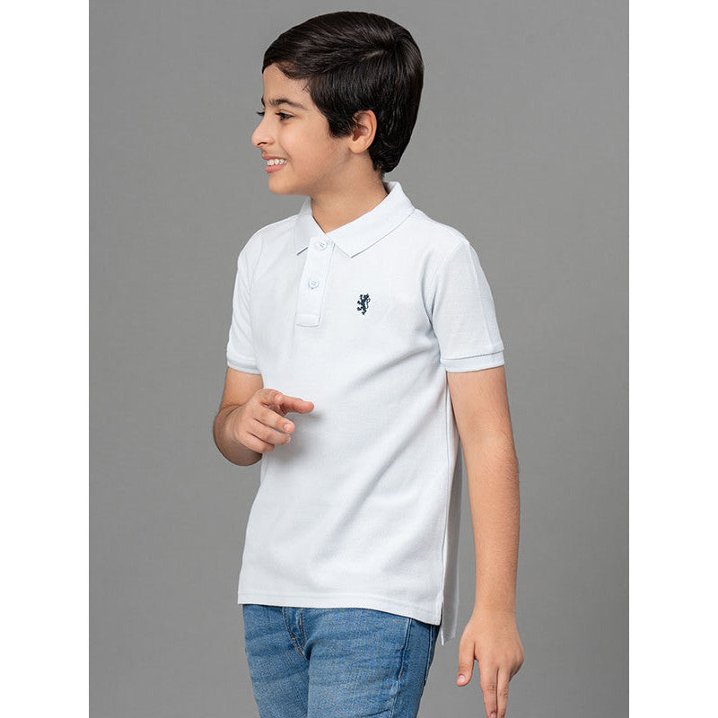 RedTape Light Blue T-Shirt for Boys | Comfortable and Durable