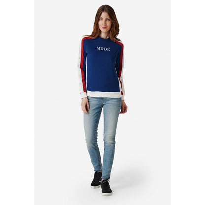 Women Airforce Blue Sweatshirt