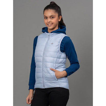 Mode By RedTape Light Grey Jacket for Girls | Warm and Comfortable