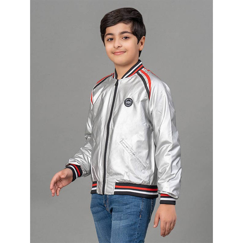 RedTape Silver Jacket for Boys | Comfortable and Warm