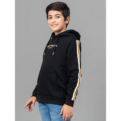 RedTape Black Hoodie for Boy | Comfortable & Durable