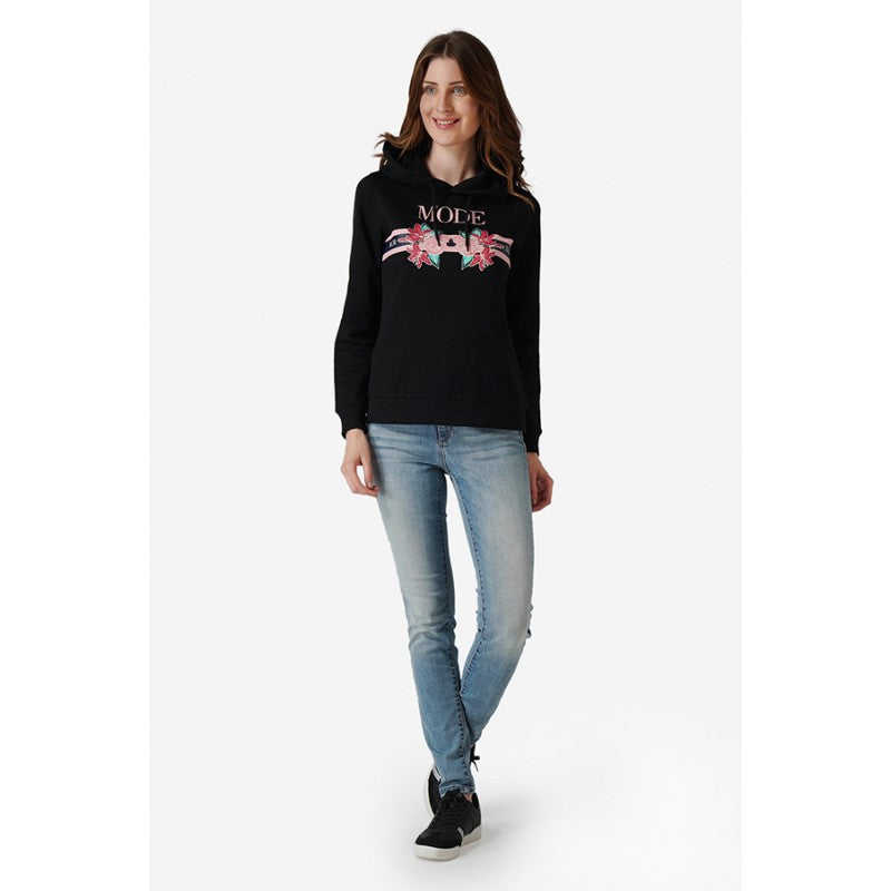 Women Black Hoodie