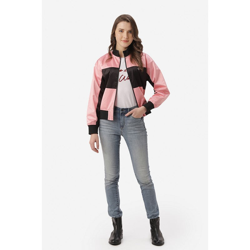 Women Pastel Pink Jacket