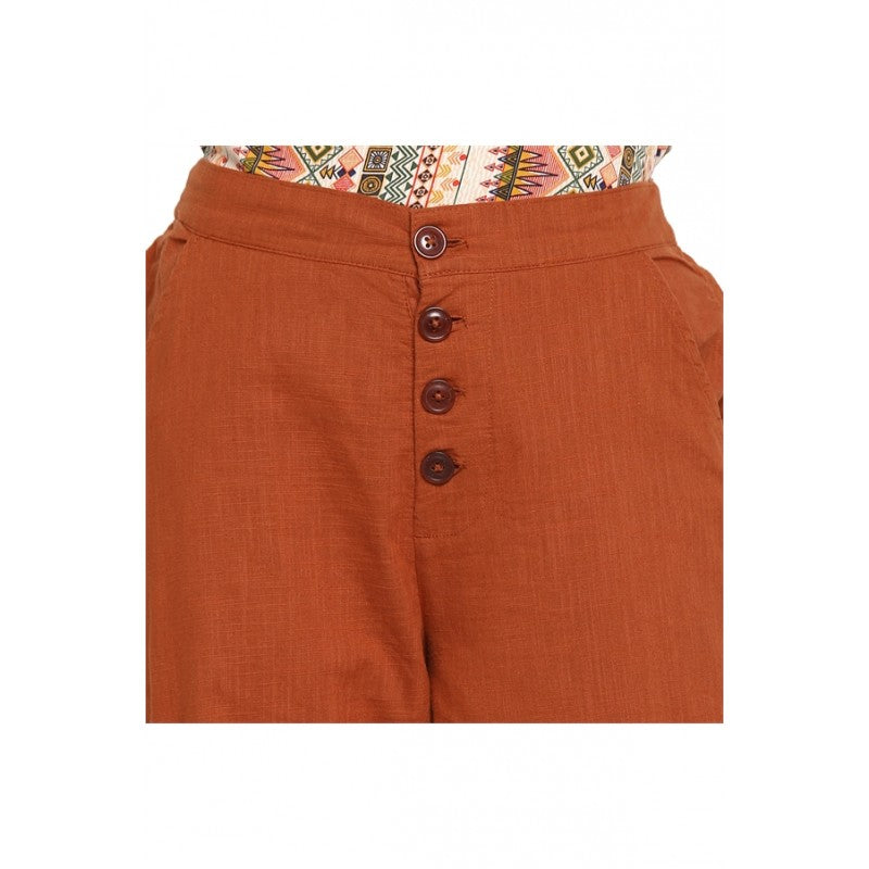 Women Rust Pant