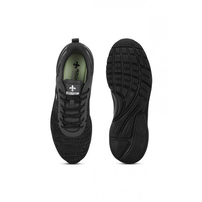 Bond Street by RedTape Men Black Walking Shoes