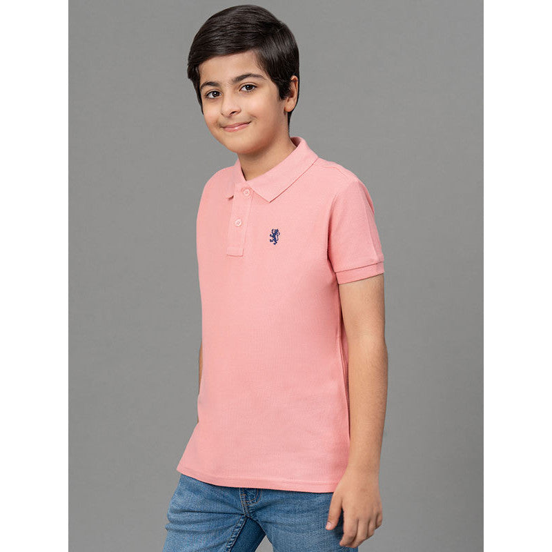 RedTape Coral Haze T-Shirt for Boys | Comfortable and Durable