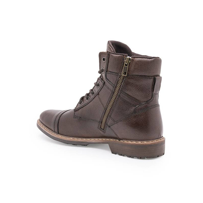 Genuine Leather Ankle Length Boots for Men | Soft Cushioned Insole, Slip-ResisTance, Dynamic Feet Support, Arch Support & Shock Absorption