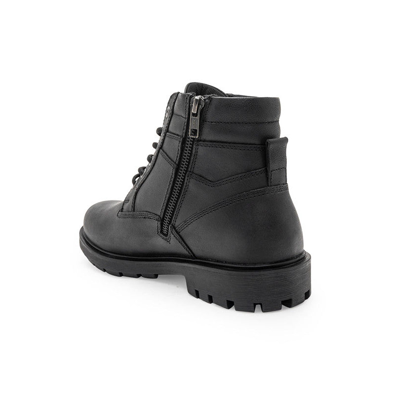 Genuine Leather Ankle Length Boots for Men | Soft Cushioned Insole, Slip-ResisTance, Dynamic Feet Support, Arch Support & Shock Absorption