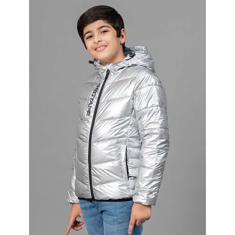 RedTape Silver Jacket for Boy | Comfortable & Durable