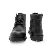 Genuine Leather Ankle Length Boots for Men | Soft Cushioned Insole, Slip-ResisTance, Dynamic Feet Support, Arch Support & Shock Absorption
