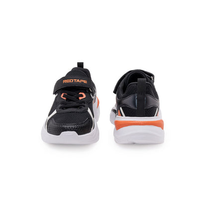 RedTape Kids-Unisex Black Walking Shoes