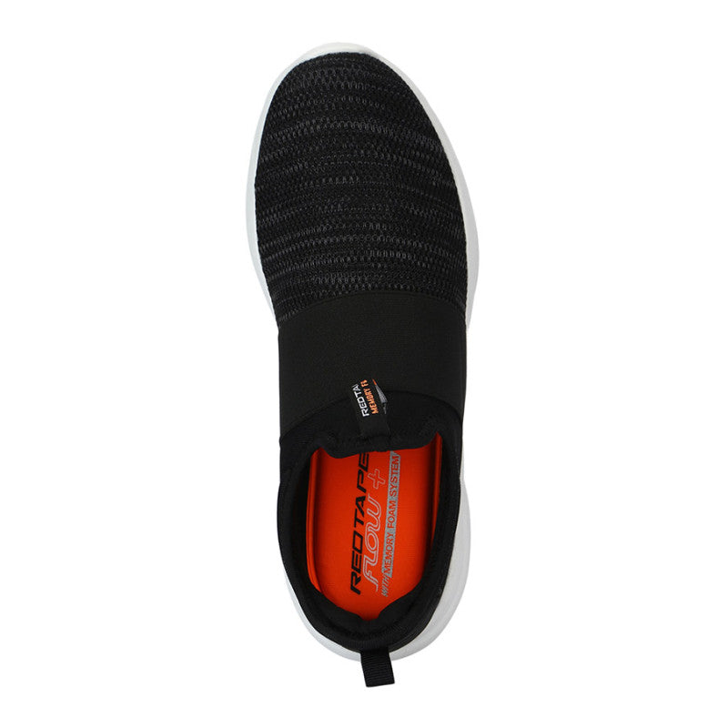 RedTape Men Black Walking Shoes