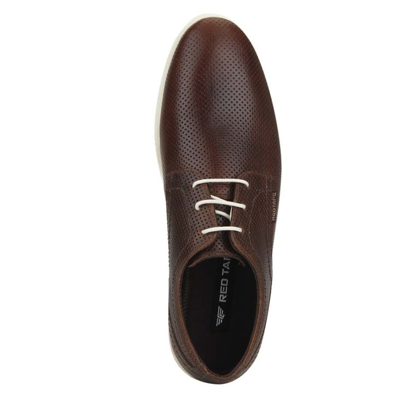 RedTape Men Brown Derby Shoes