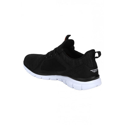 RedTape Men Black Walking Shoes