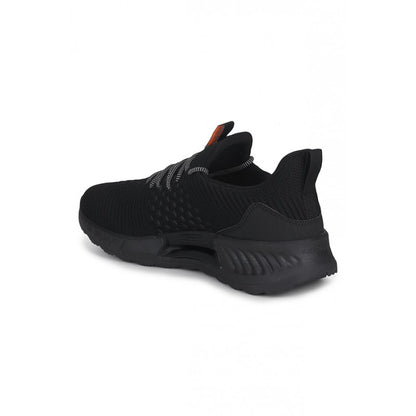 RedTape Men Black Walking Shoes