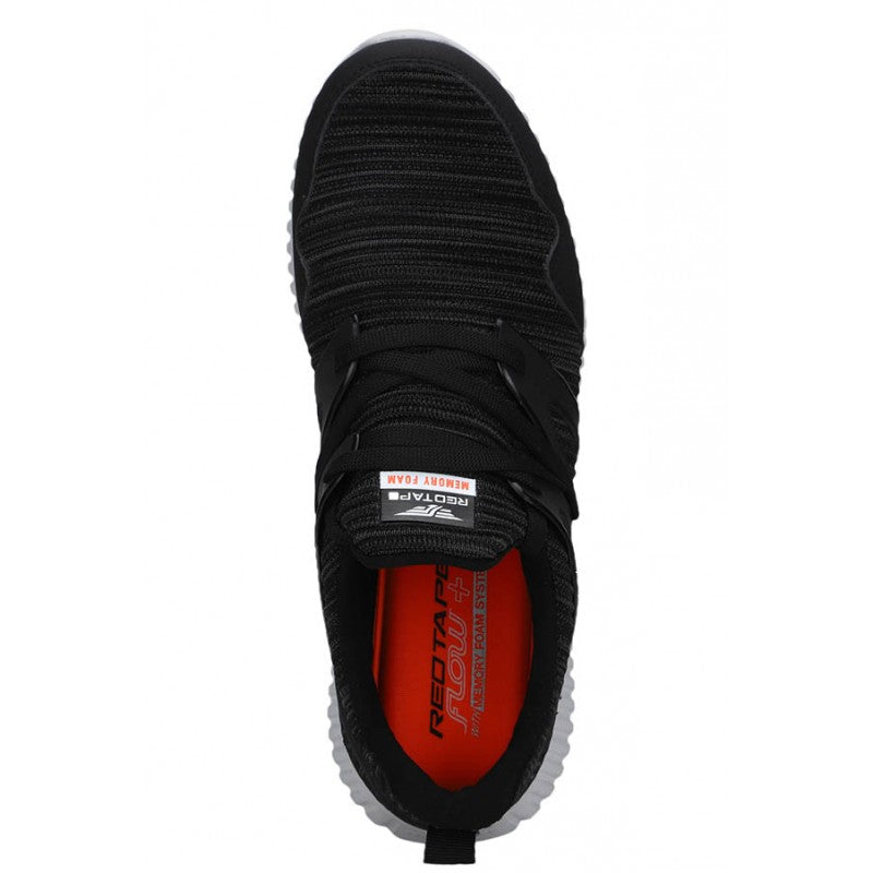 RedTape Men Black Walking Shoes