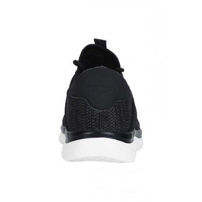 RedTape Men Black Walking Shoes