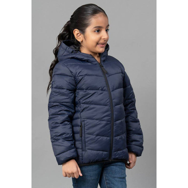 Kids Unisex Navy Padded Jacket