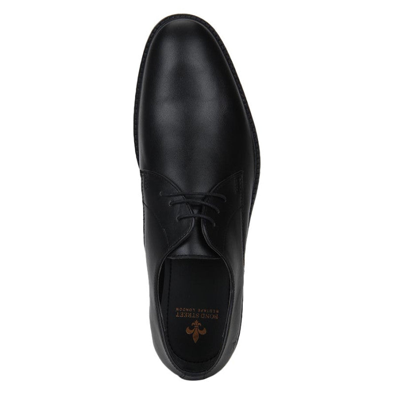 Bond Street by RedTape Men Black Derby Shoes