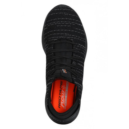 RedTape Men Black Walking Shoes