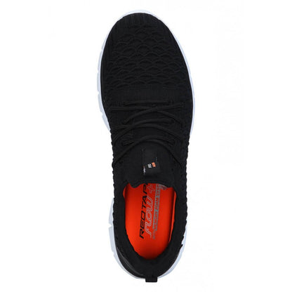 RedTape Men Black Walking Shoes