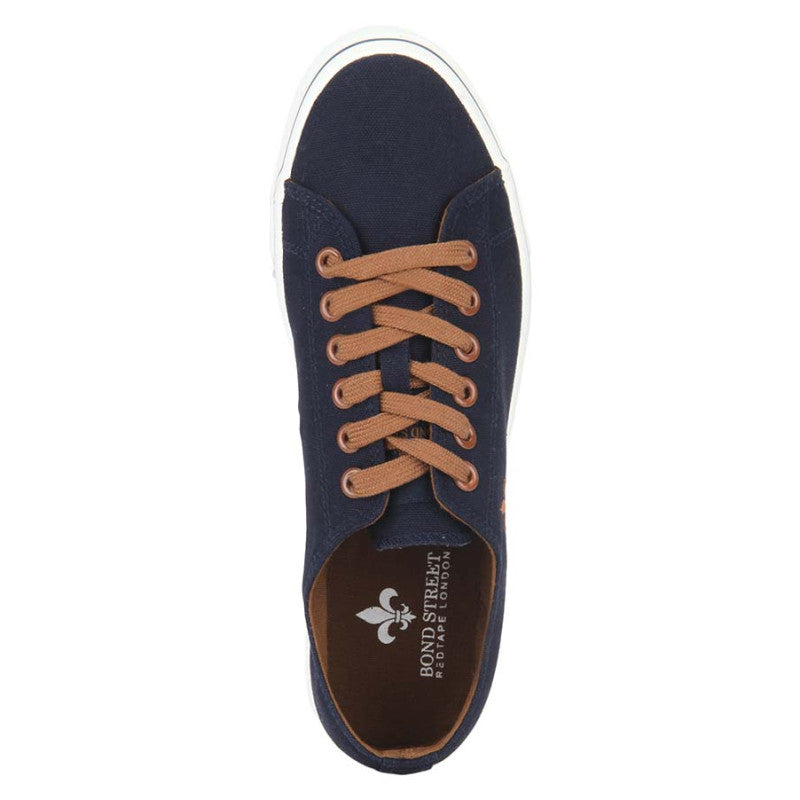 Bond Street by RedTape Men Blue & Brown Sneakers