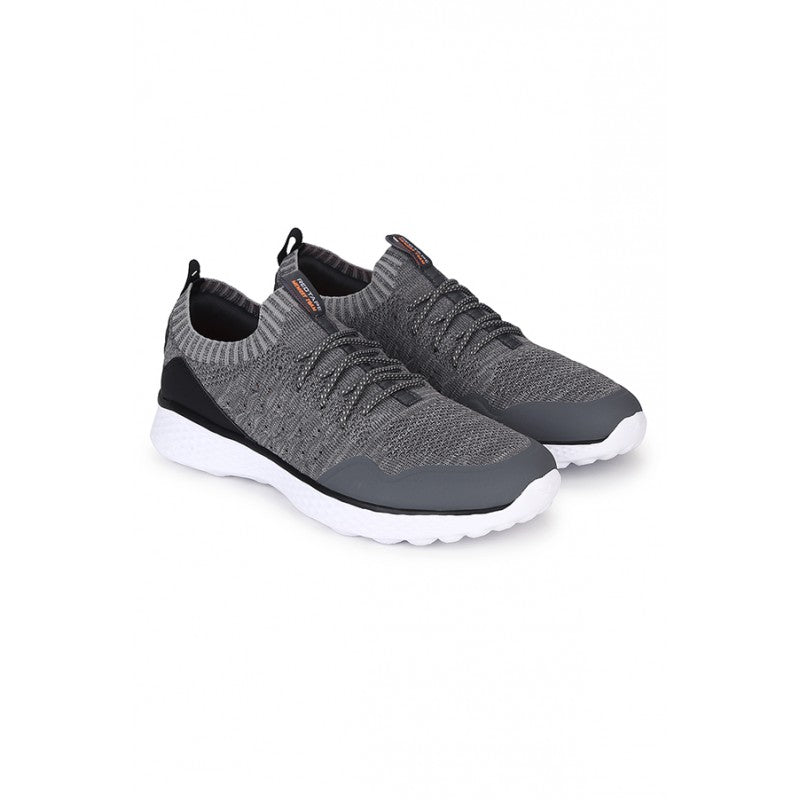 Men Dark Grey Walking Shoes