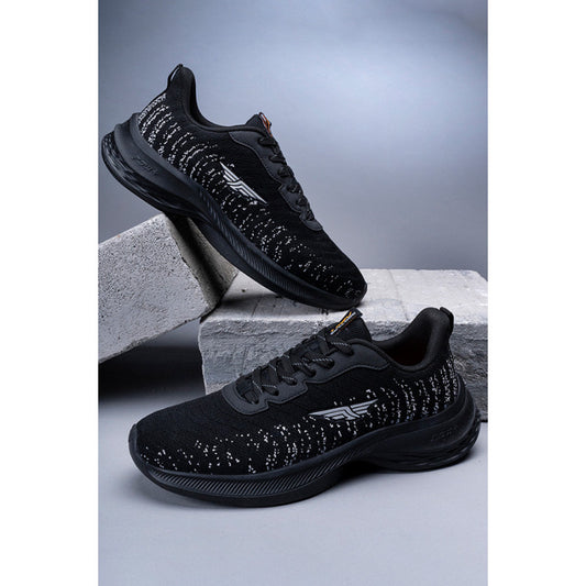 Men's Black/White Walking Shoes