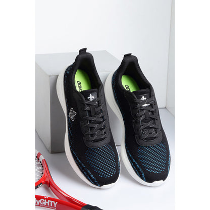 Bond Street by RedTape Men's Black And Blue Walking Shoes