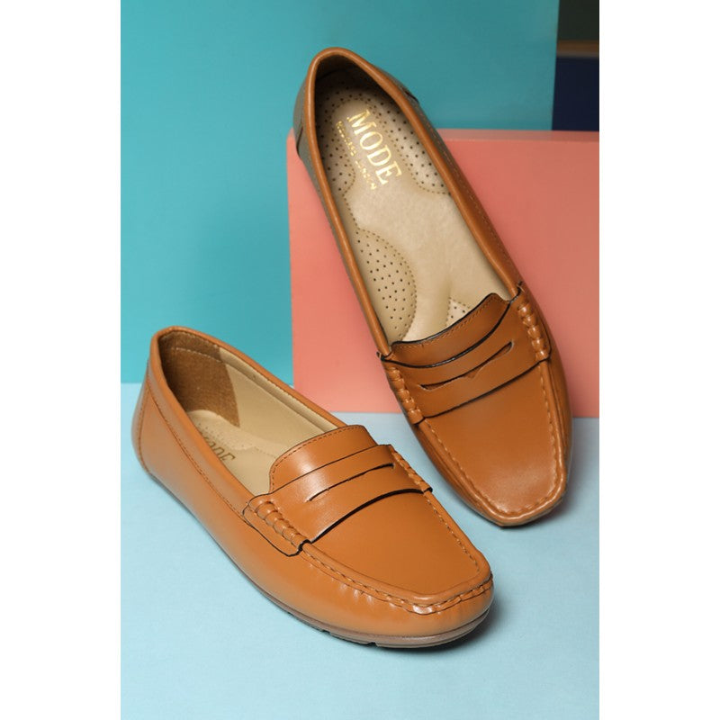 MODE by RedTape Women Tan Moccasins