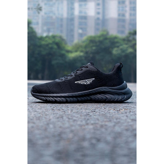 Men Black Walking Shoes