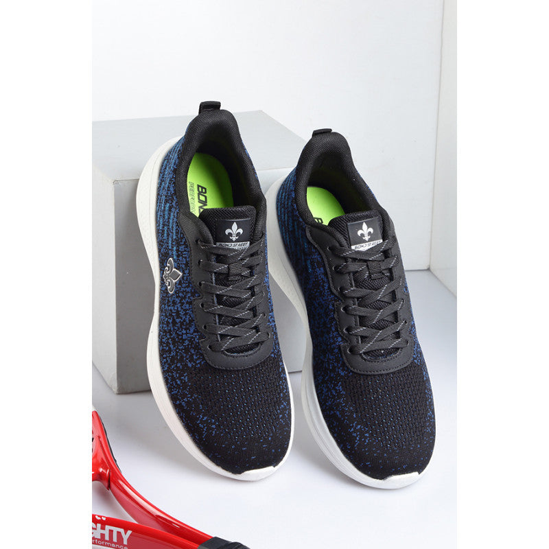 Bond Street by RedTape Men's Black And Blue Walking Shoes