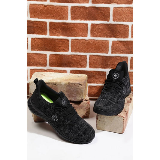 Bond Street by RedTape Men Black Walking Shoes