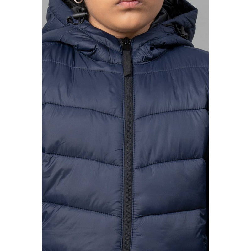 Kids Unisex Navy Padded Jacket